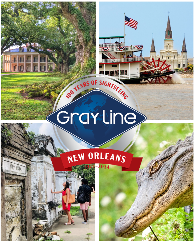 Gray Line New Orleans celebrates 100 years of sightseeing.